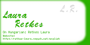 laura retkes business card